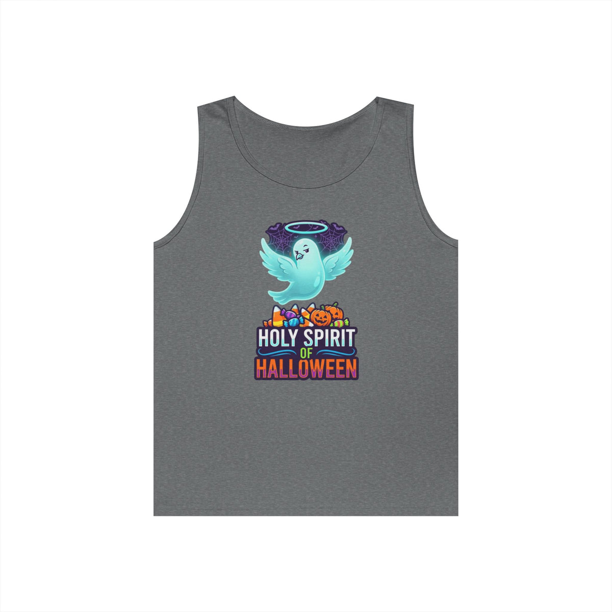 Color: Graphite Heather | Holy Spirit of Halloween Tank Top