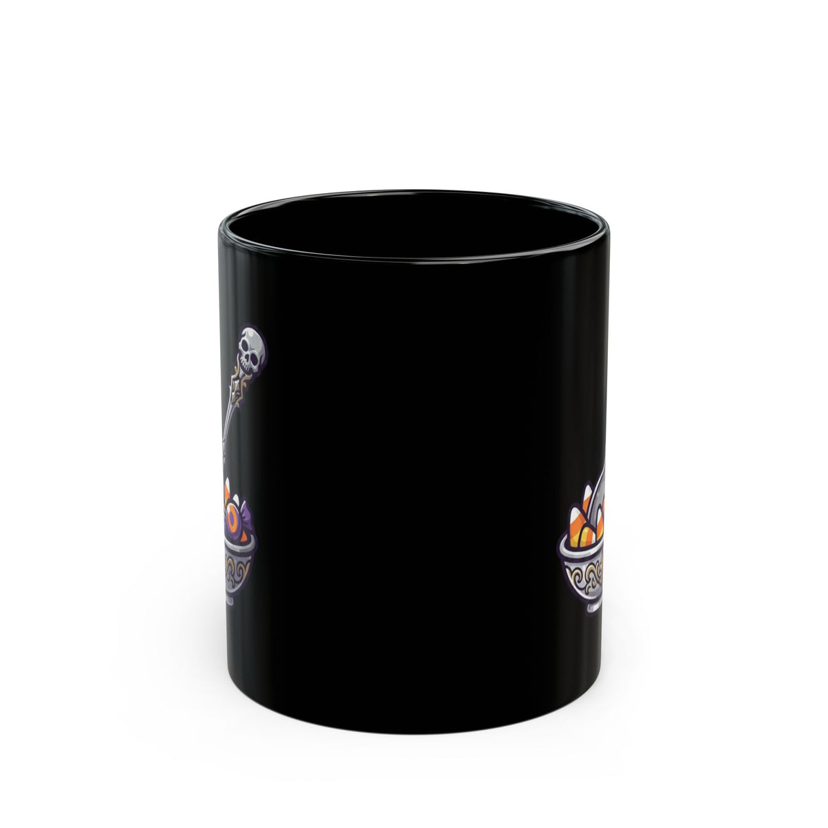 "This Is My Body" Black Ceramic Mug — Graphic