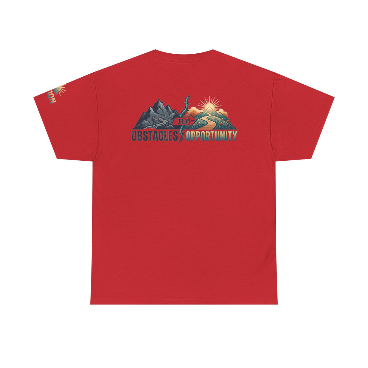 Color: Red | Obstacle Or An Opportunity Premium Graphic Tee