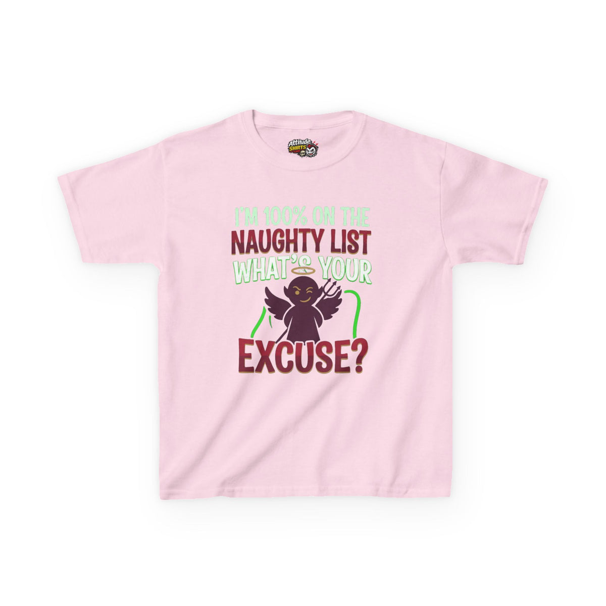 "On The Naughty List" Kids Tee
