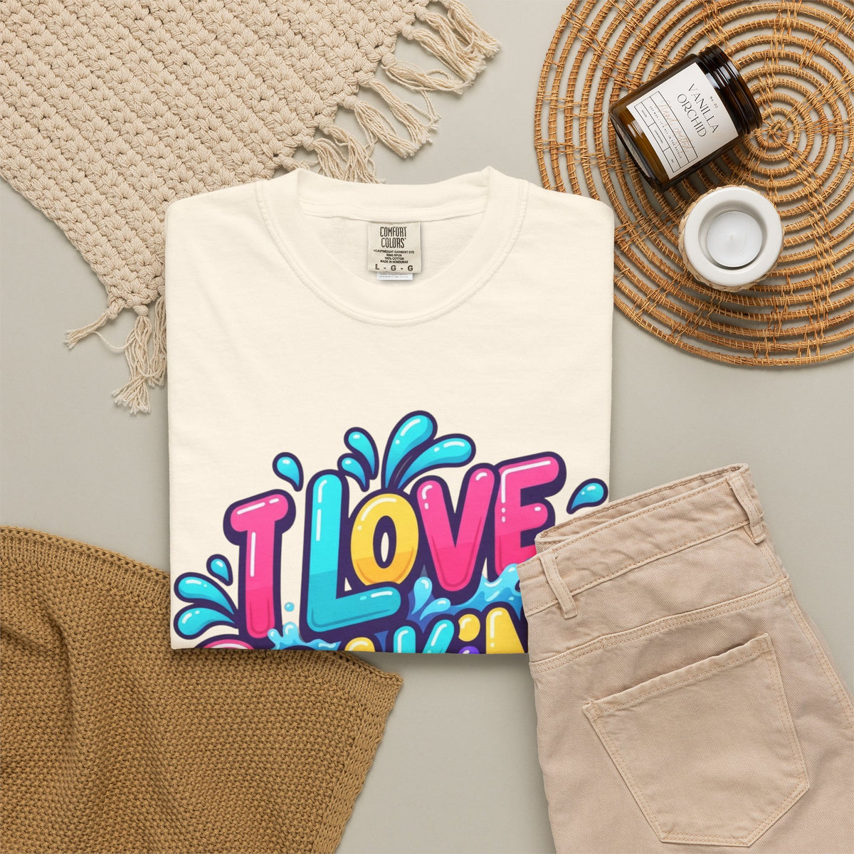 I Love Soaking Unisex Garment-Dyed Tee