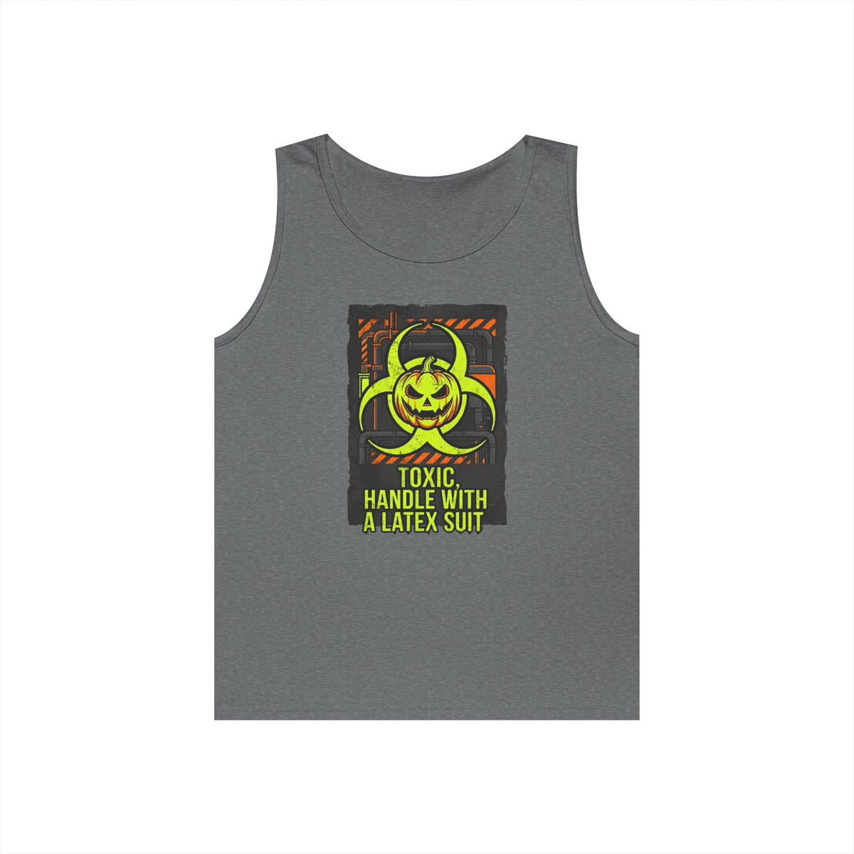 Color: Graphite Heather | Toxic handle With Latex Tank Top