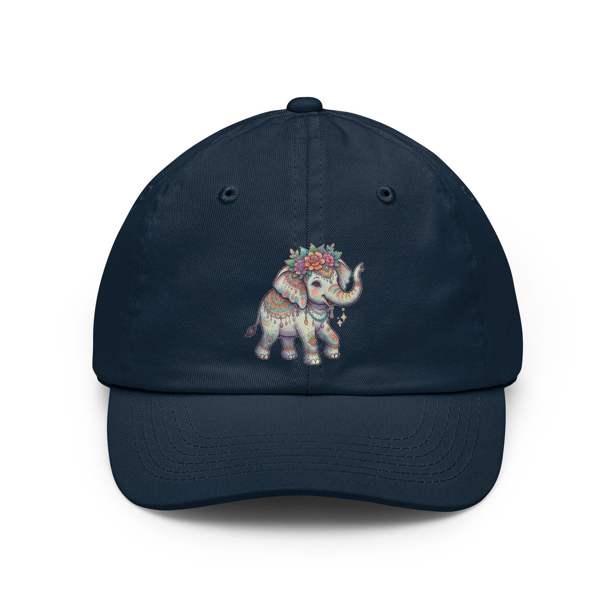 Color: Navy | Hippy Elephant Dad Hat