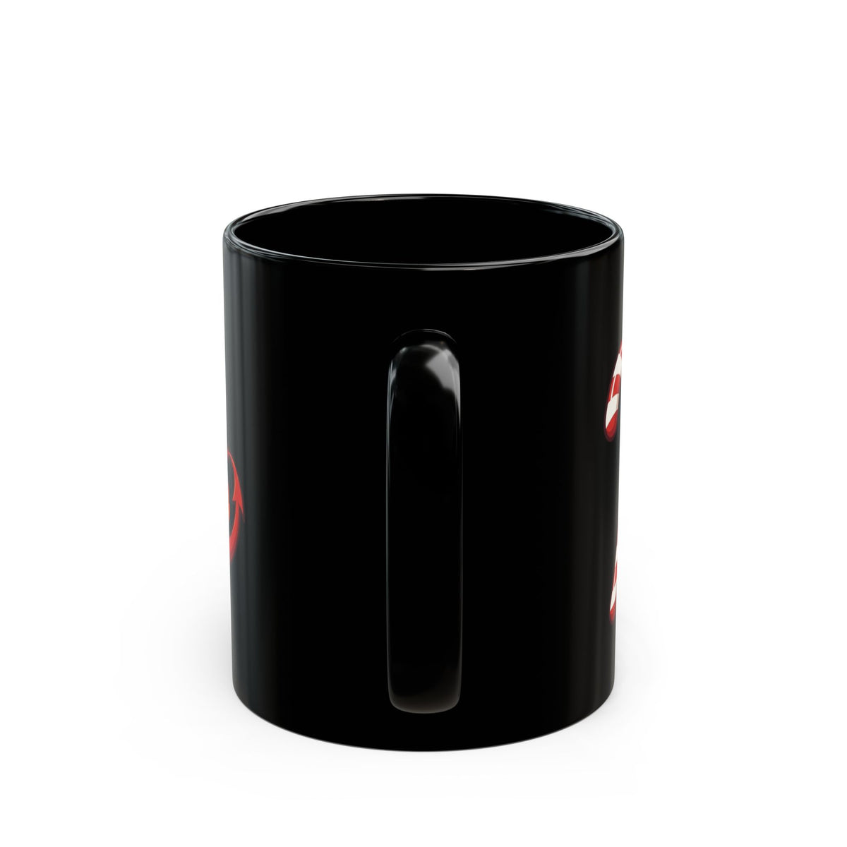 "May Your Days Be Merry and Spicy" Black Ceramic Mug — Graphic