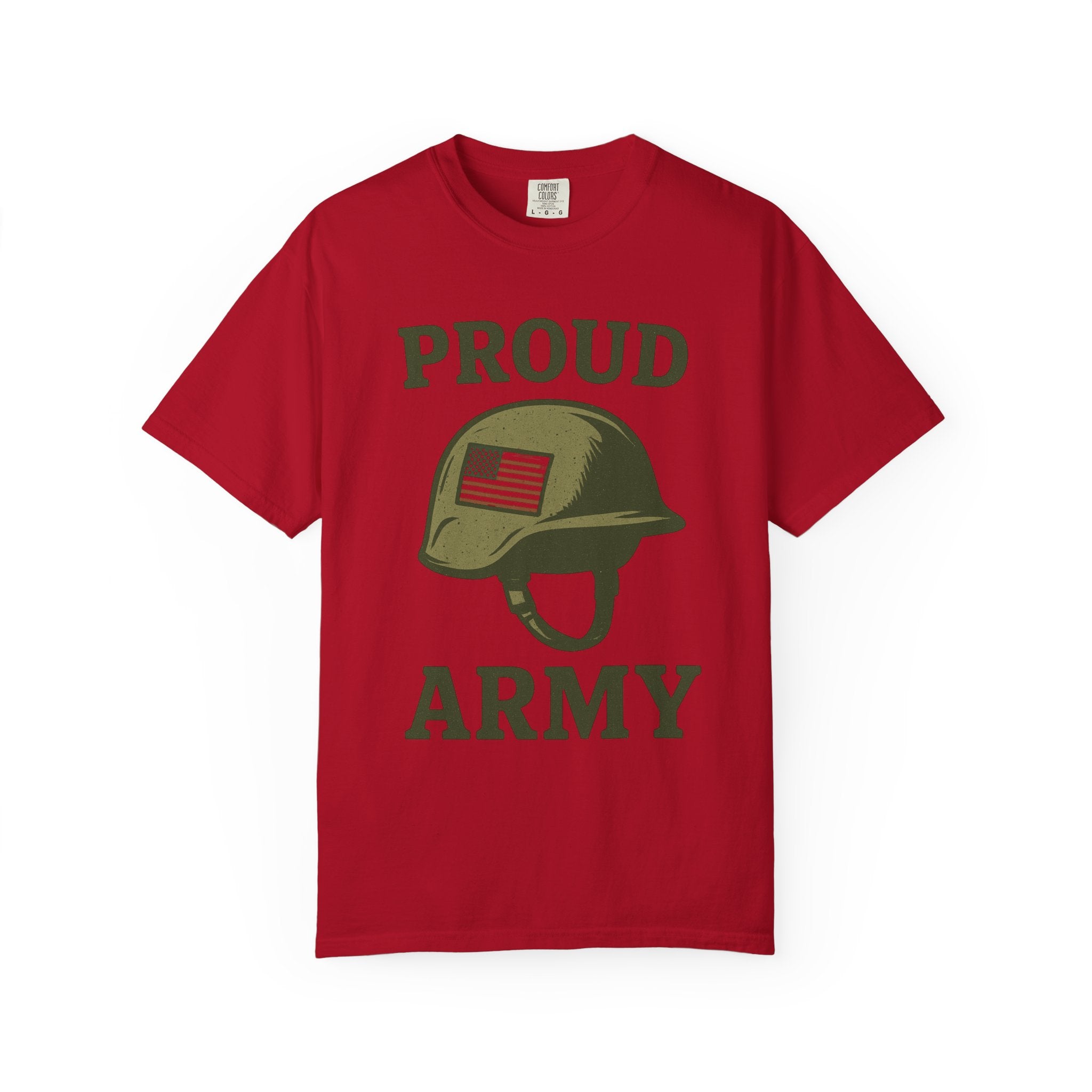 "Proud Army" Unisex Garment-Dyed T-shirt