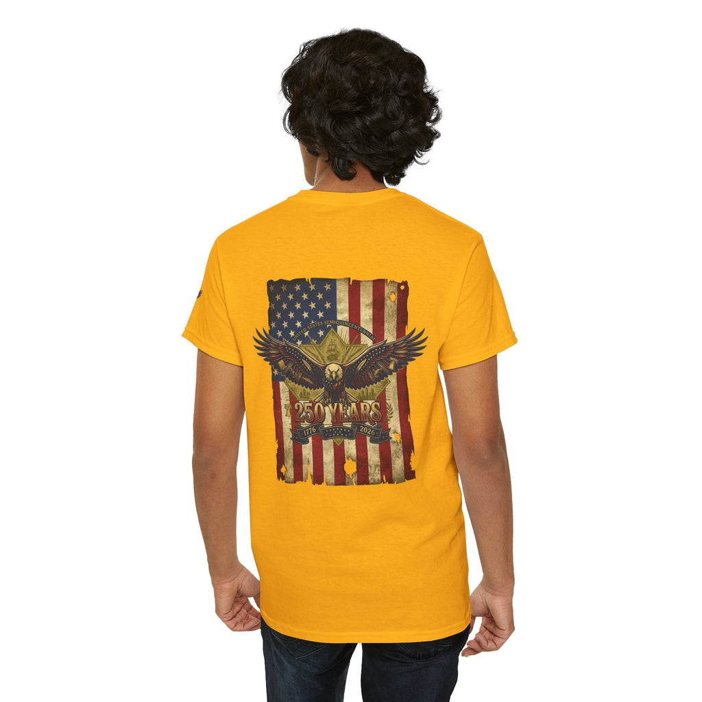 "Eagle and Flag 250 Years" Premium Graphic Tee