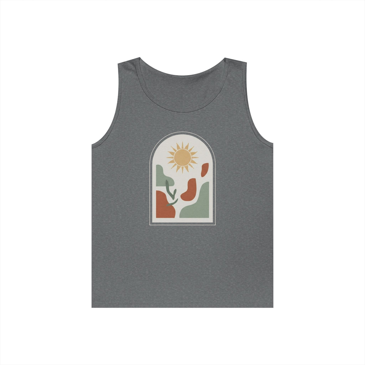 Color: Graphite Heather | Desert Sun Tank Top