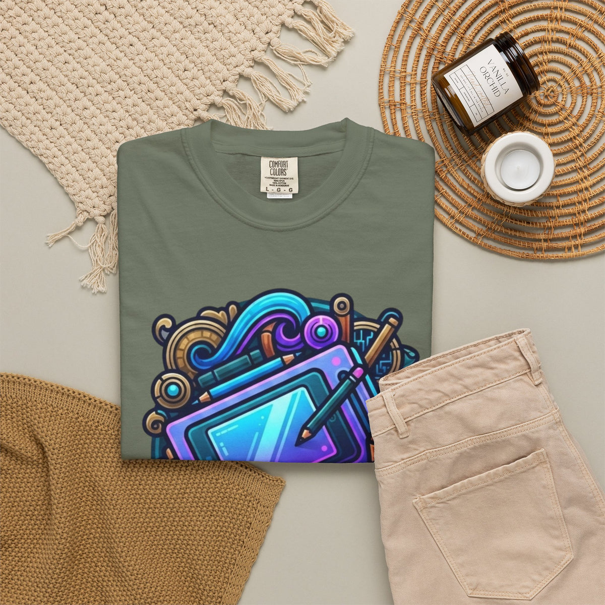 Creativity Unisex Garment-Dyed Tee