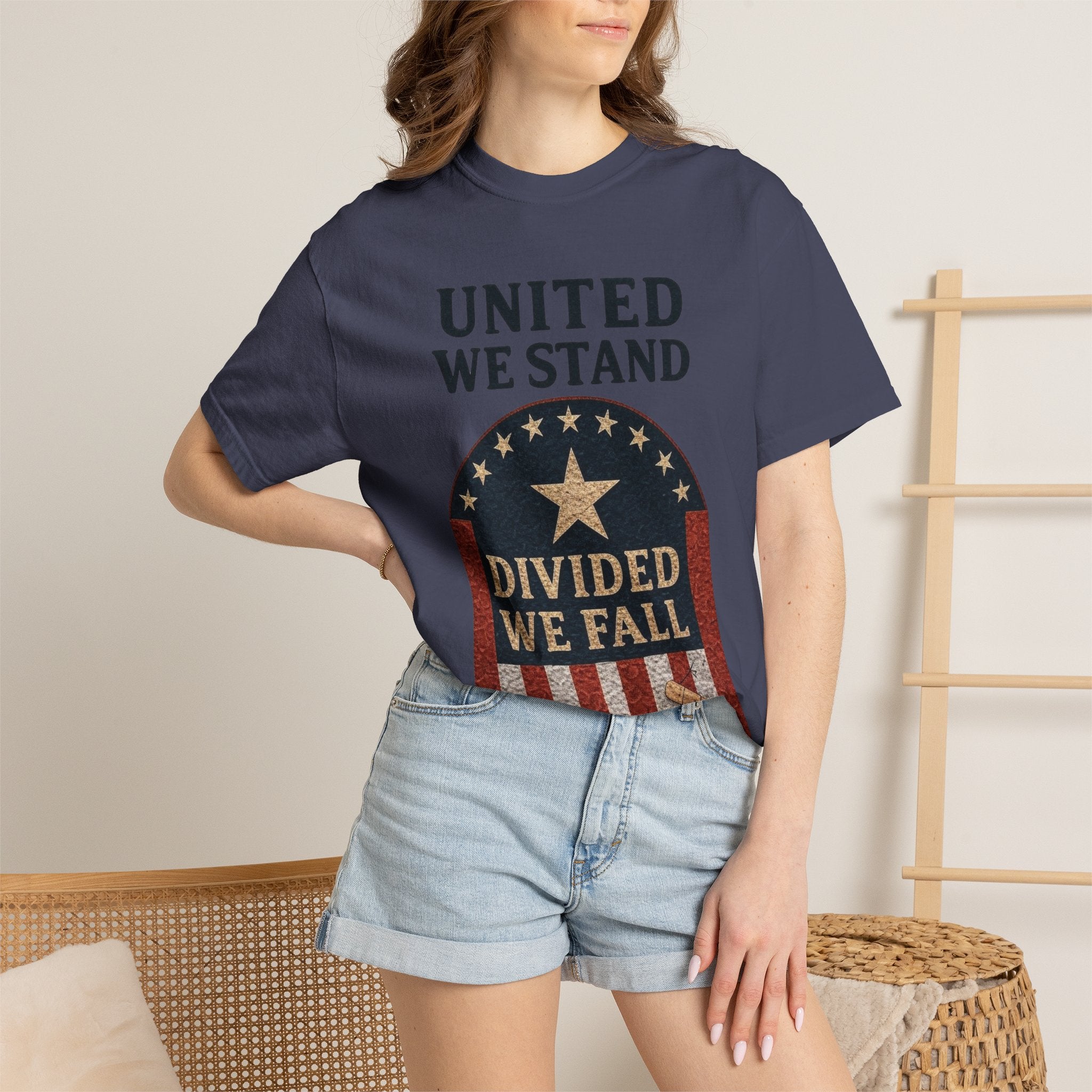 "UNITED WE STAND" Unisex Garment-Dyed T-shirt