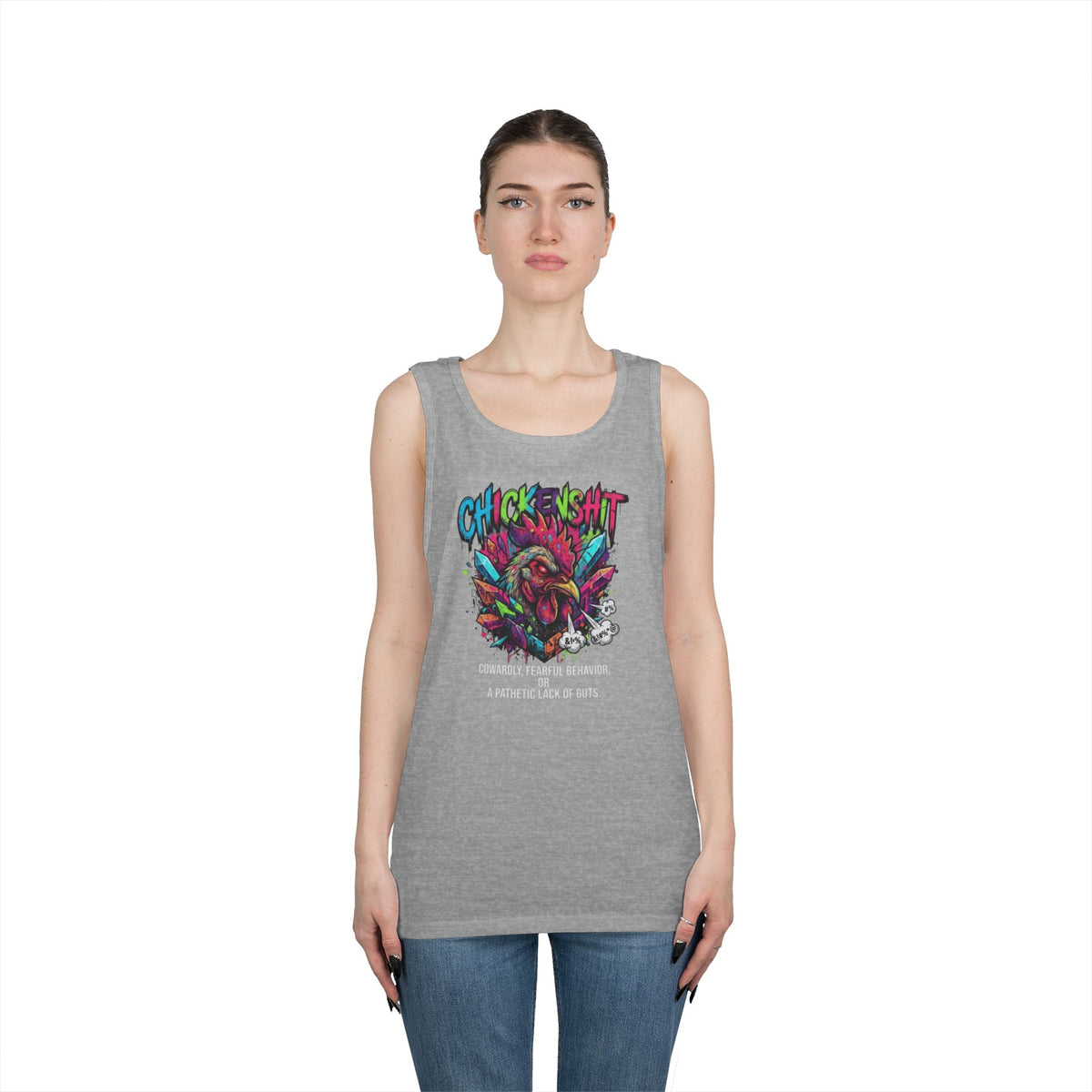 Color: Sport Grey | Chickenshit Tank Top