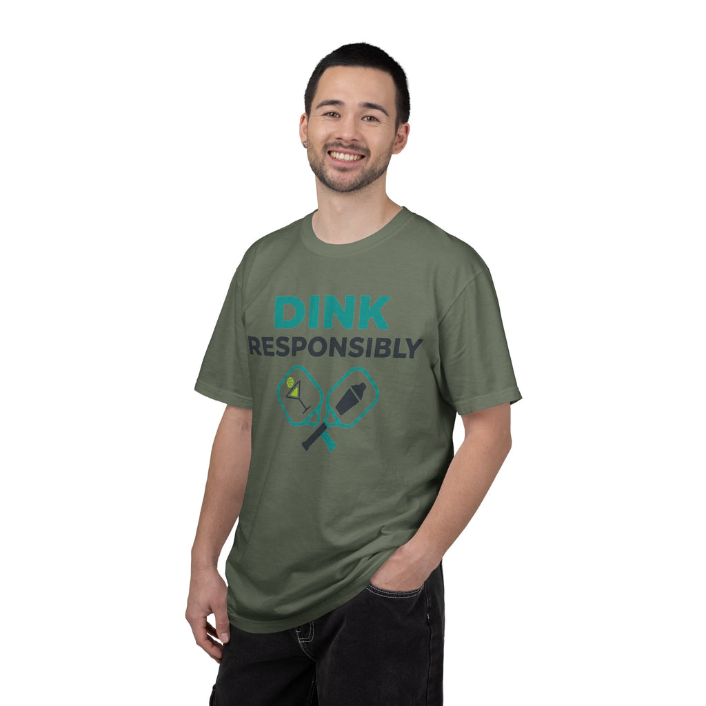 "Dink Responsibly 2" Unisex Garment-Dyed T-shirt
