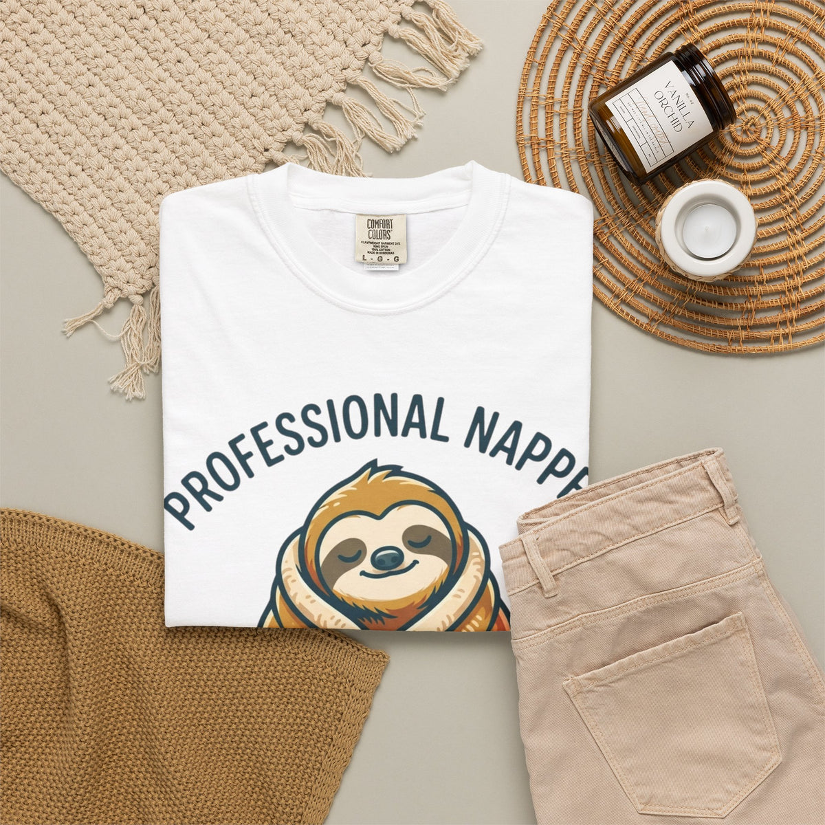 "Professional Napper" Unisex Garment-Dyed Tee