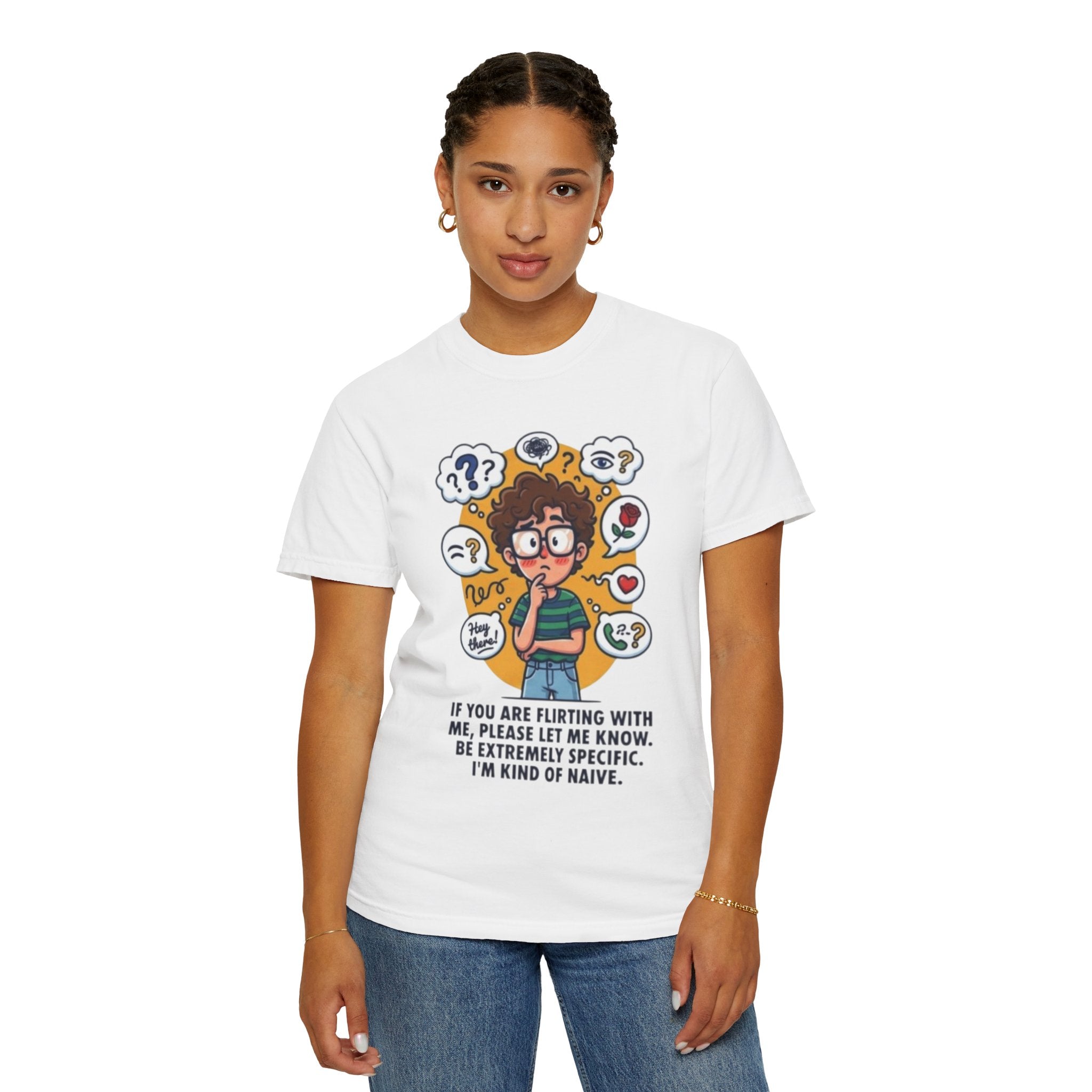 "Flirting" Unisex Garment-Dyed Tee