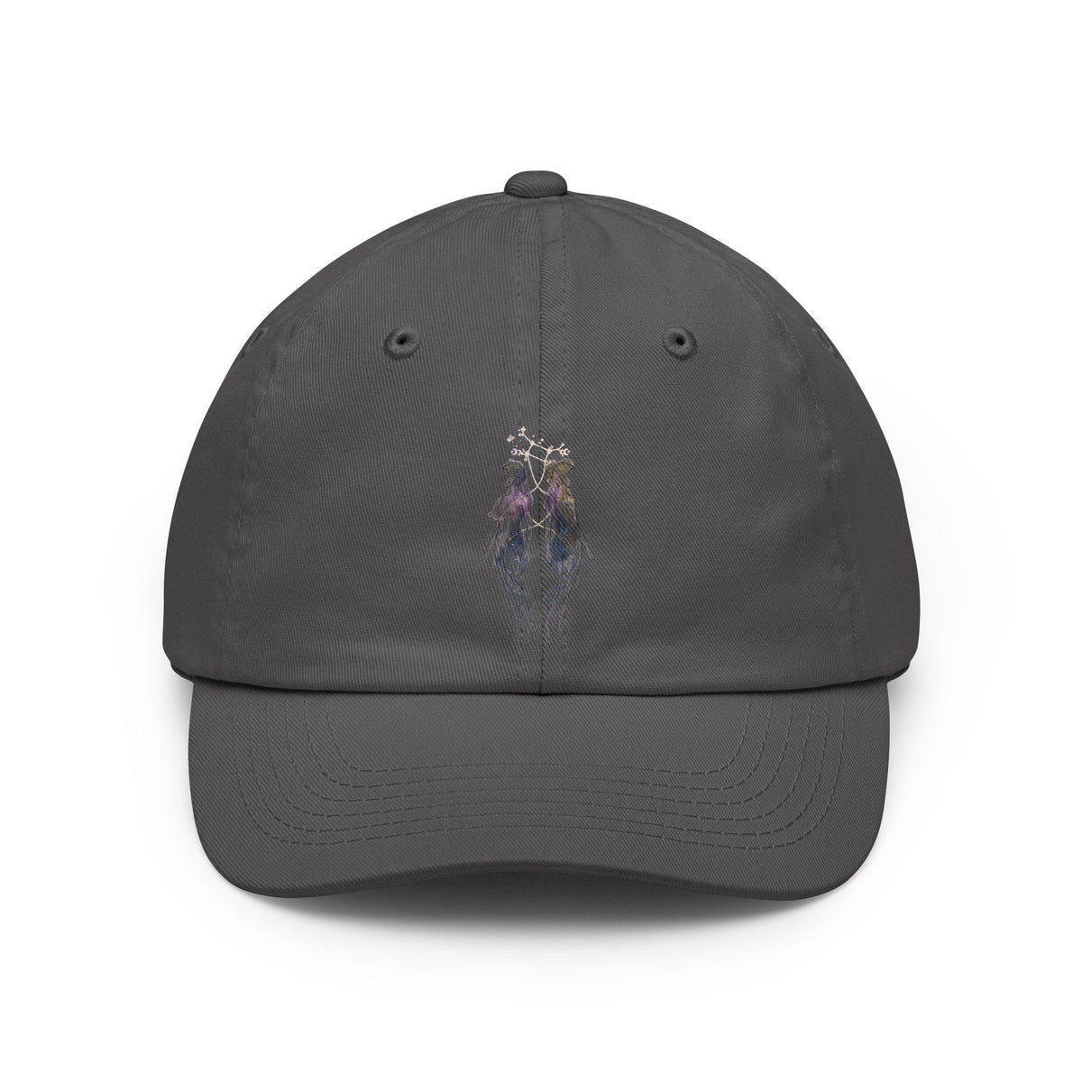 Color: Charcoal | Gemini The Celestial Twins Dad Hat