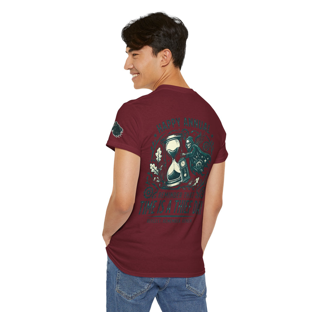 "Time Is A Thief Day" Premium Graphic Tee