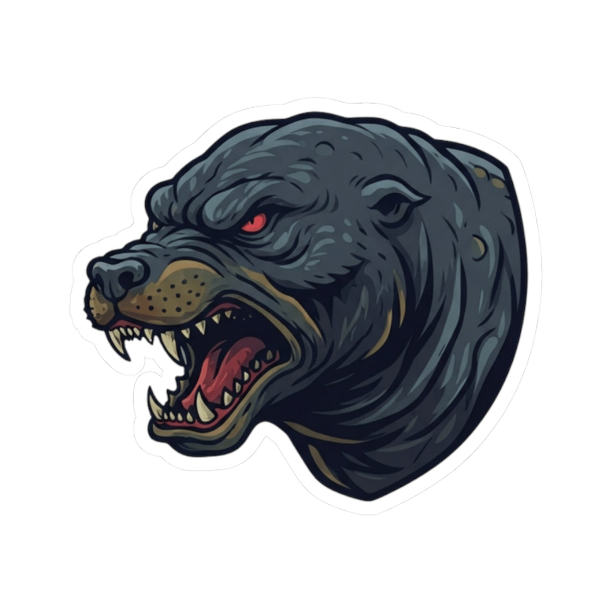 "Bunyip (Australian Aboriginal Mythology)" Sticker
