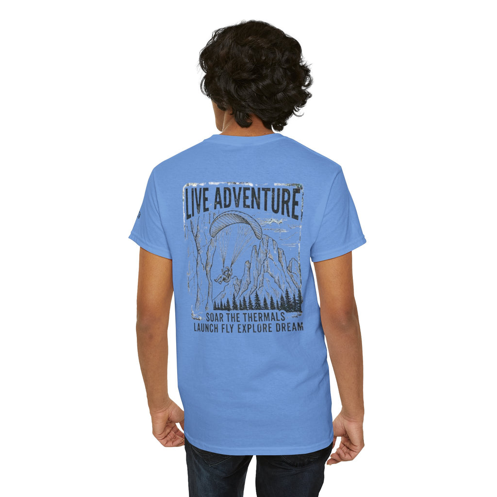"Live Adventure - Soar the Thermals" Premium Graphic Tee