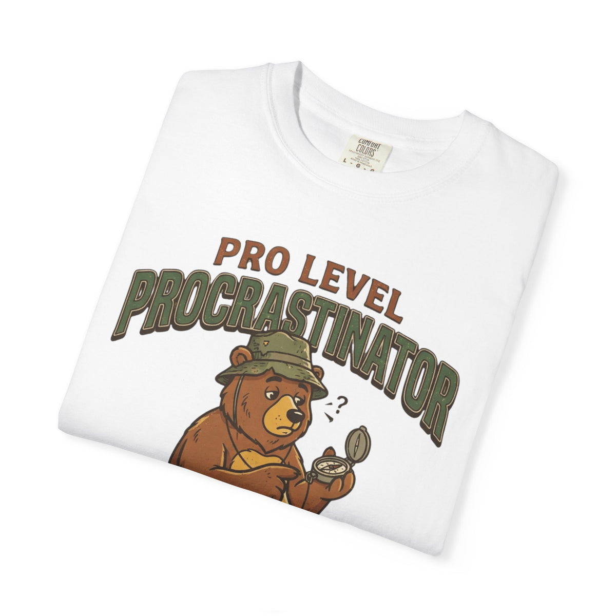 "Pro Level Procrastinator" Unisex Garment-Dyed Tee