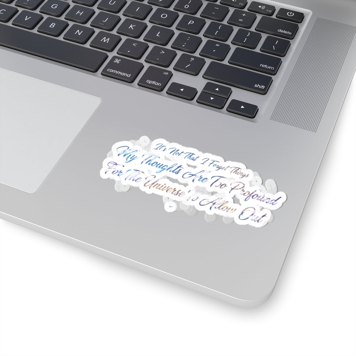 Profound Thoughts (Spoiler: There Are None) | Kiss-Cut Sticker — AttitudeShirts