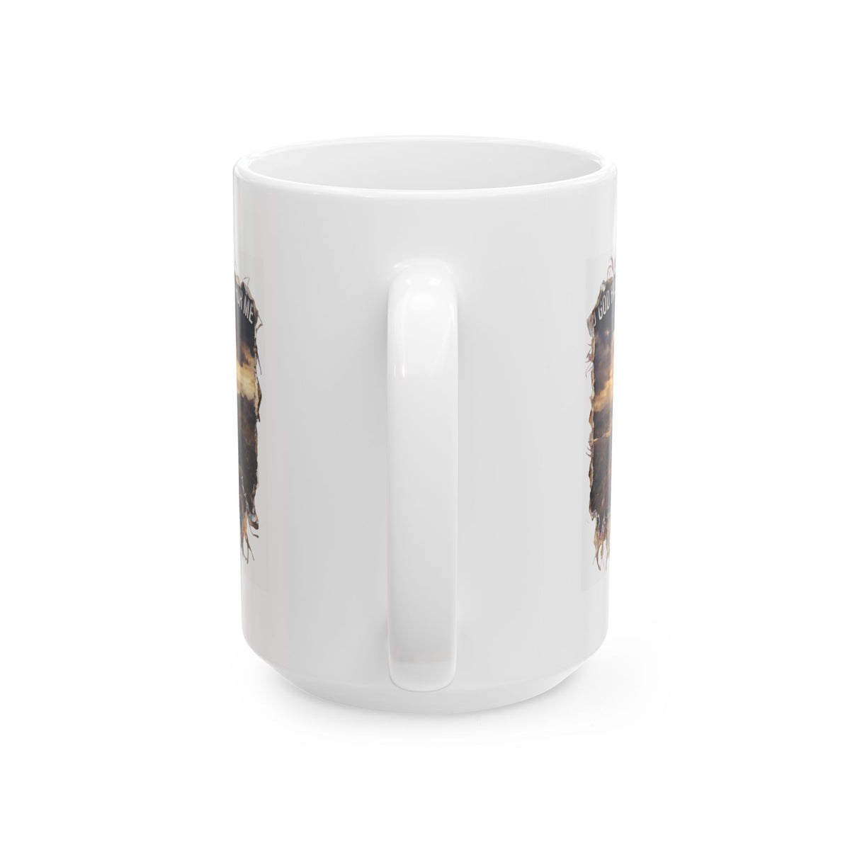 "God Has A Plan For Me" White Ceramic Mug