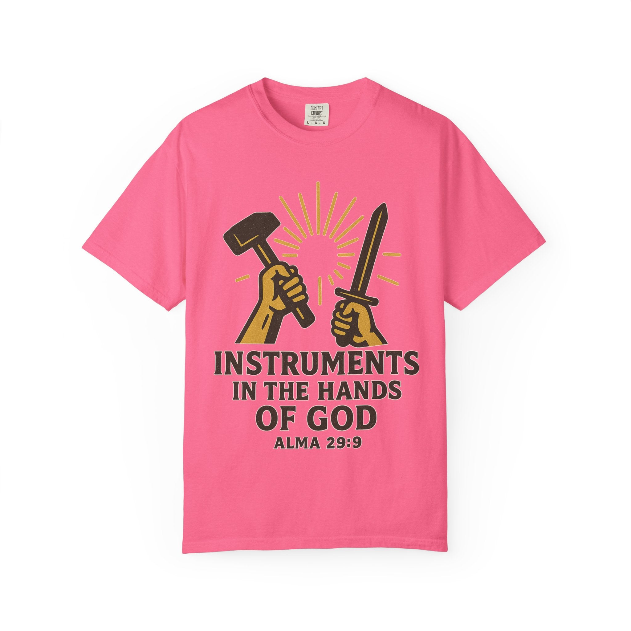 "Instruments in the Hands of God" Unisex Garment-Dyed T-shirt