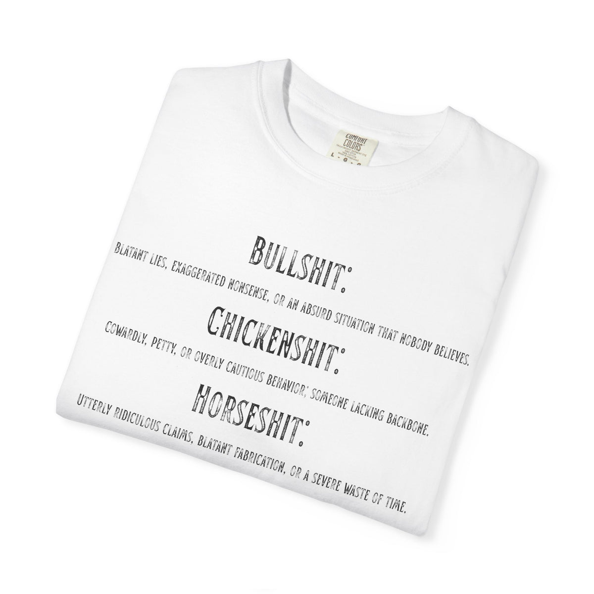 "Types of Shit" Unisex Garment-Dyed Tee