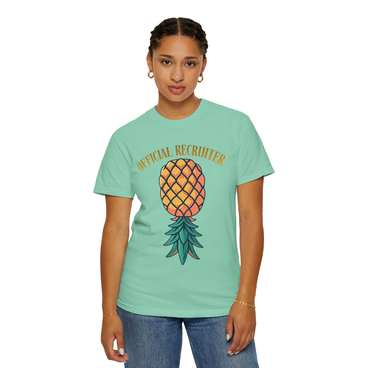 Color: Island Reef | Official Recruiter Unisex Garment-Dyed Tee