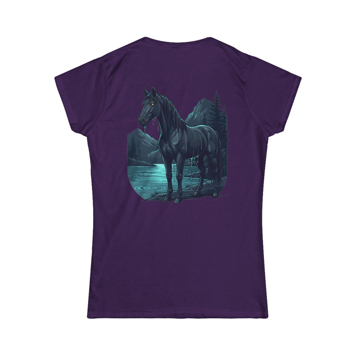 Color: Purple | Kelpie (Scottish Folklore) Women's Tee