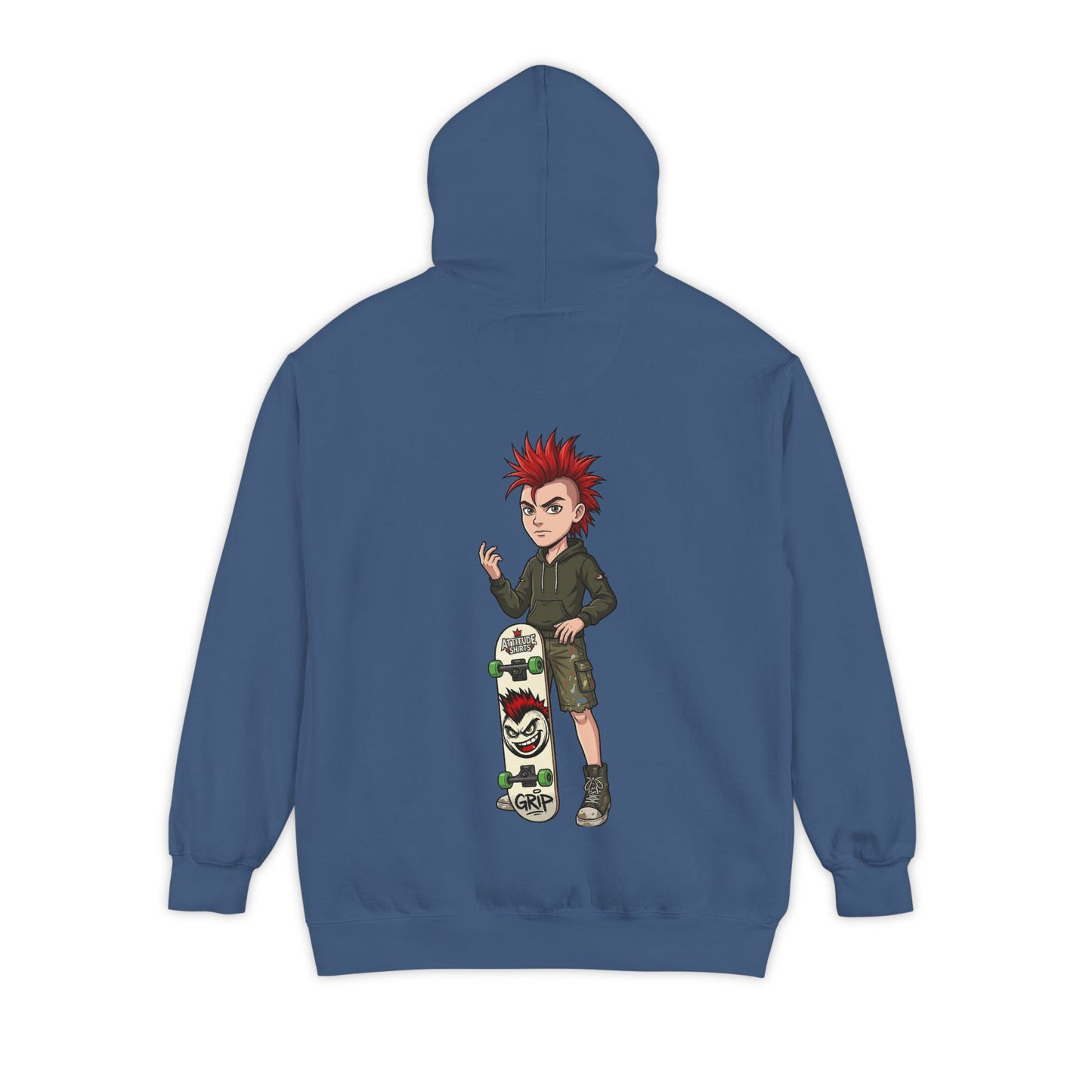 "Skater" Garment-Dyed Hoodie