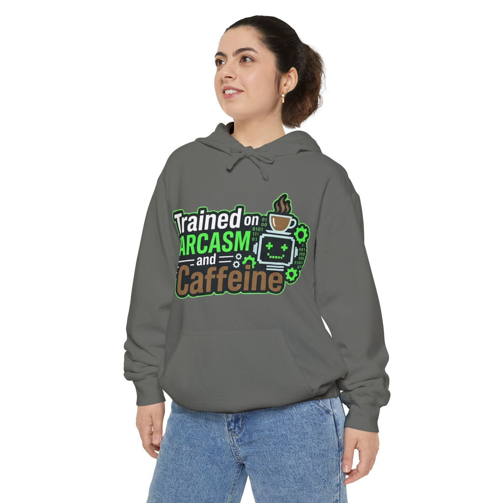 Sarcasm Training Graduate | Garment-Dyed Hoodie — AttitudeShirts