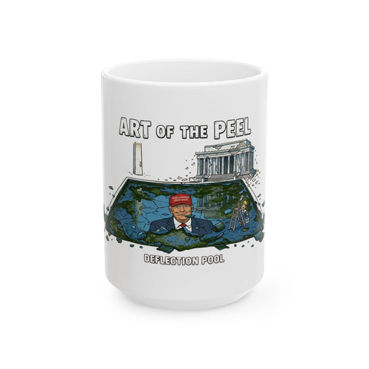 "Art of The Peel" White Ceramic Mug