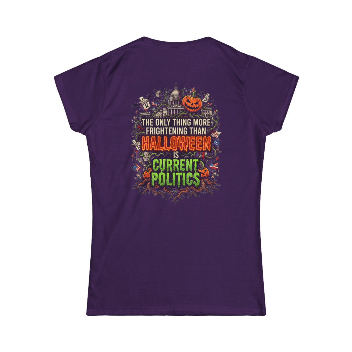 Color: Purple | Current Politics Women's Tee