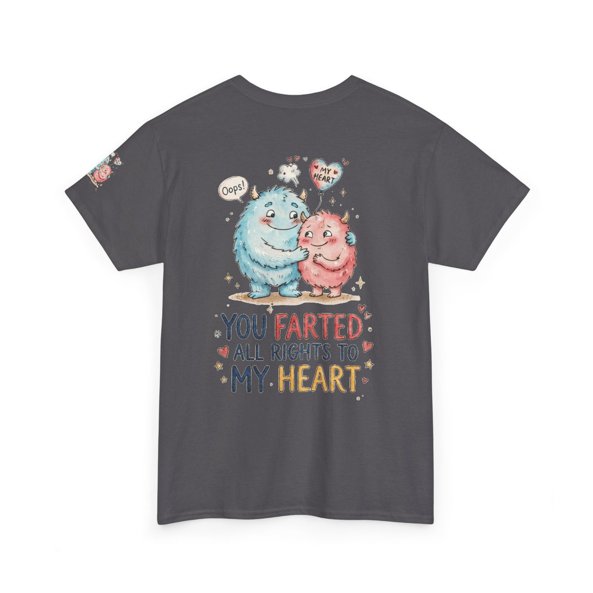 "You Farted All Rights To My Heart" Premium Graphic Tee