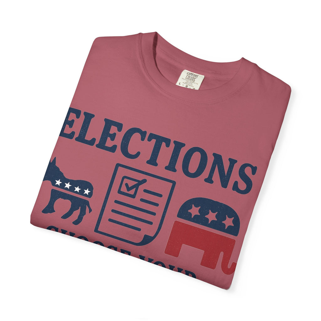 "Voting for the Best" Unisex Garment-Dyed T-shirt