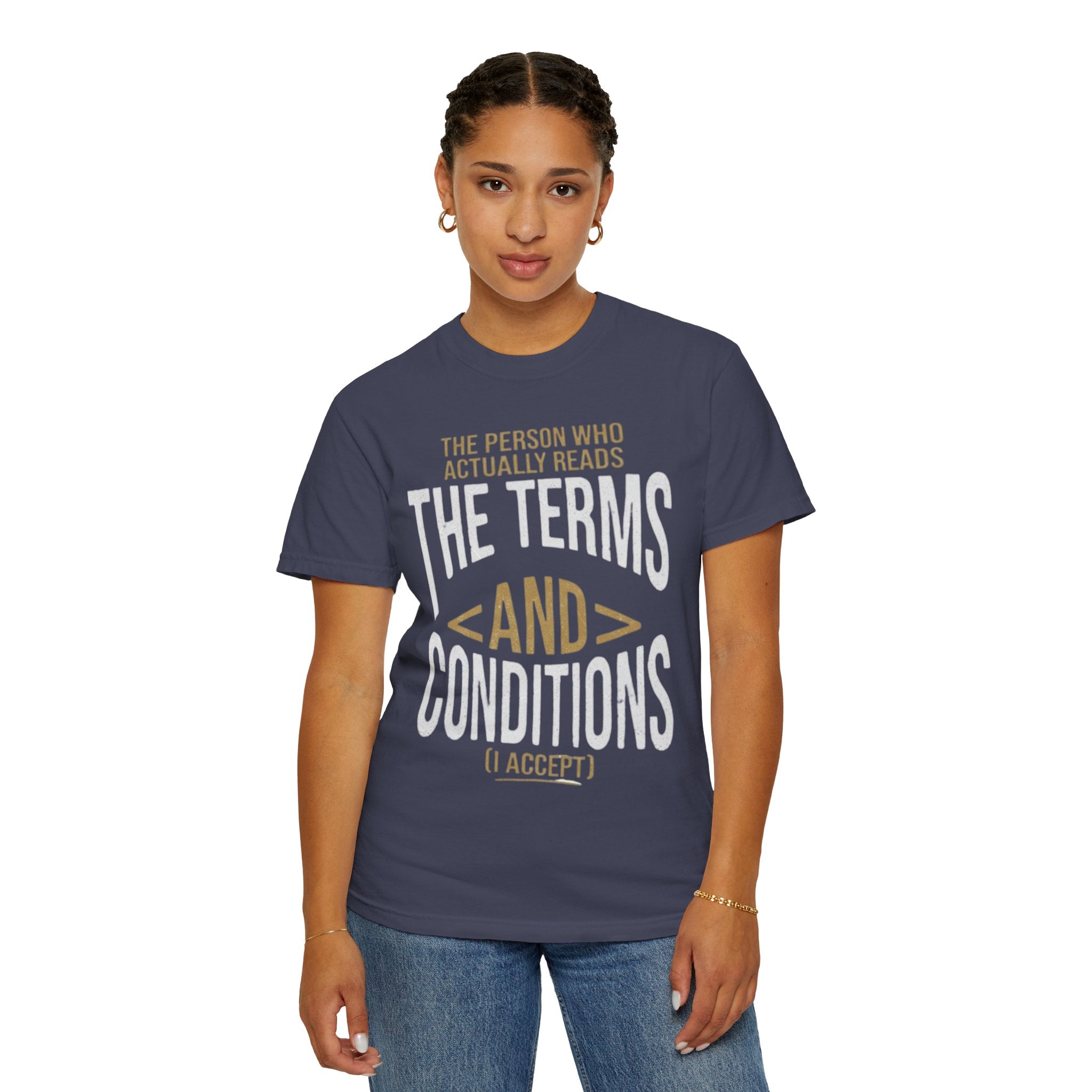 "Terms and Conditions" Unisex Garment-Dyed Tee