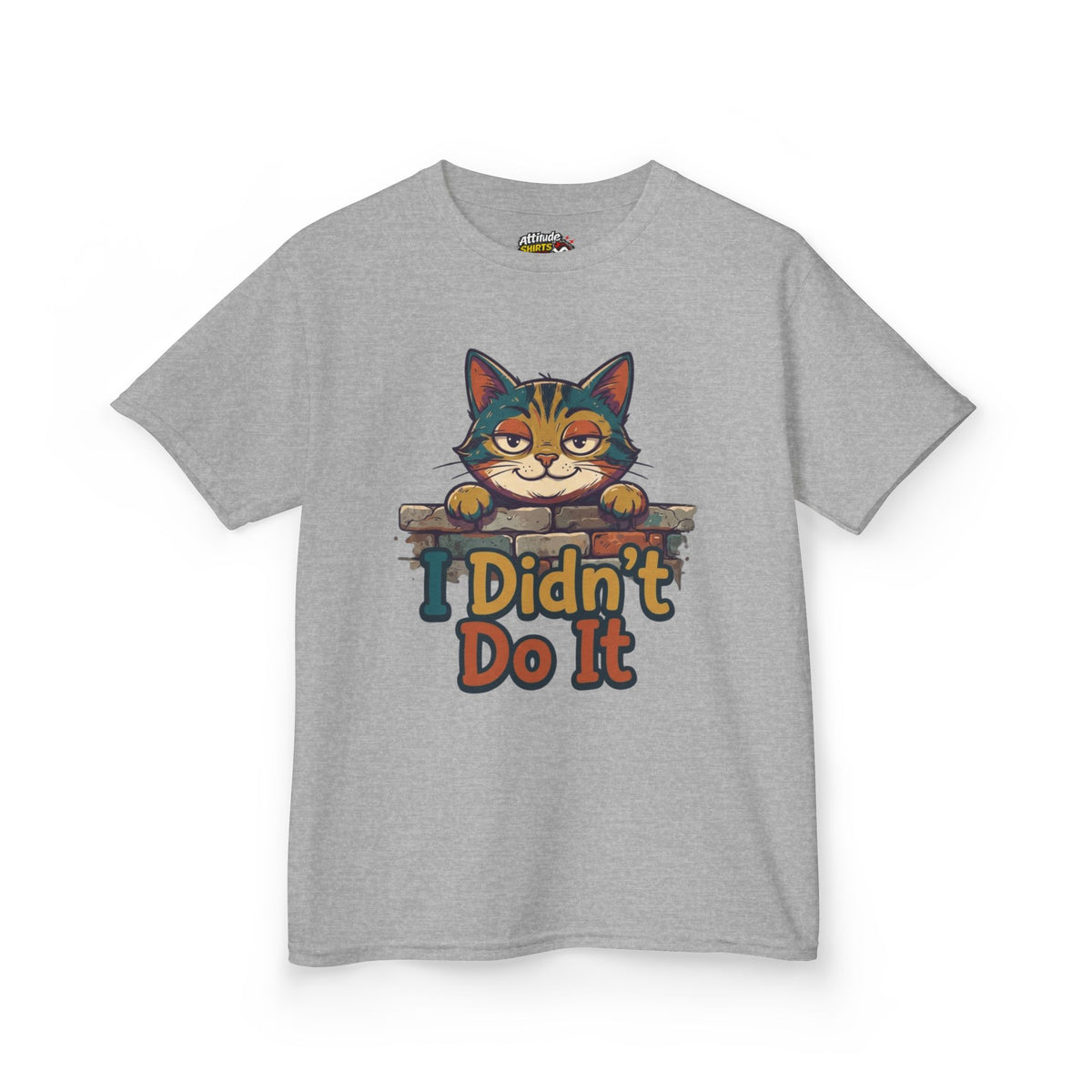 Color: Sport Grey | I Didn't Do It Kids Tee