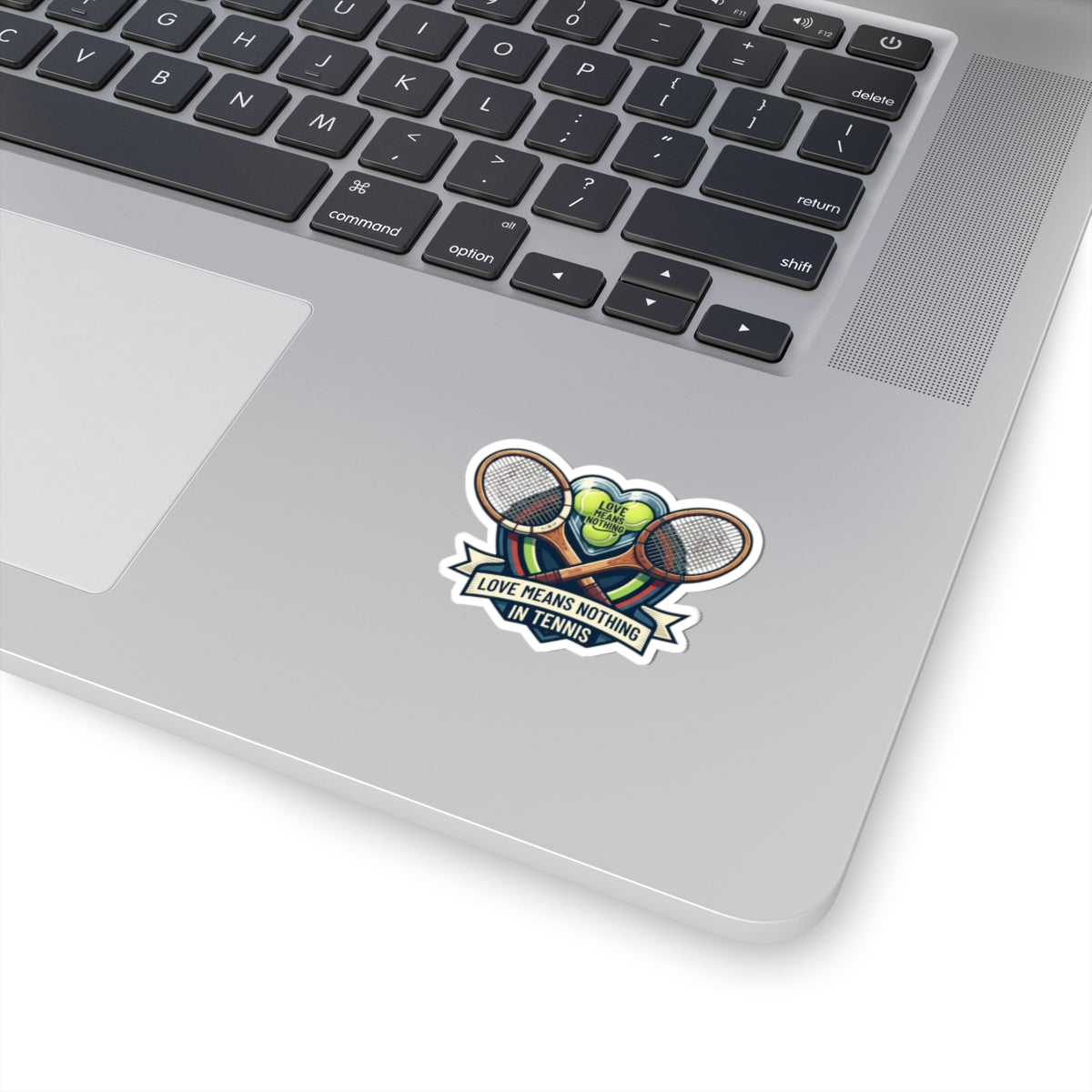 "Love Means Nothing in Tennis" Sticker — Main