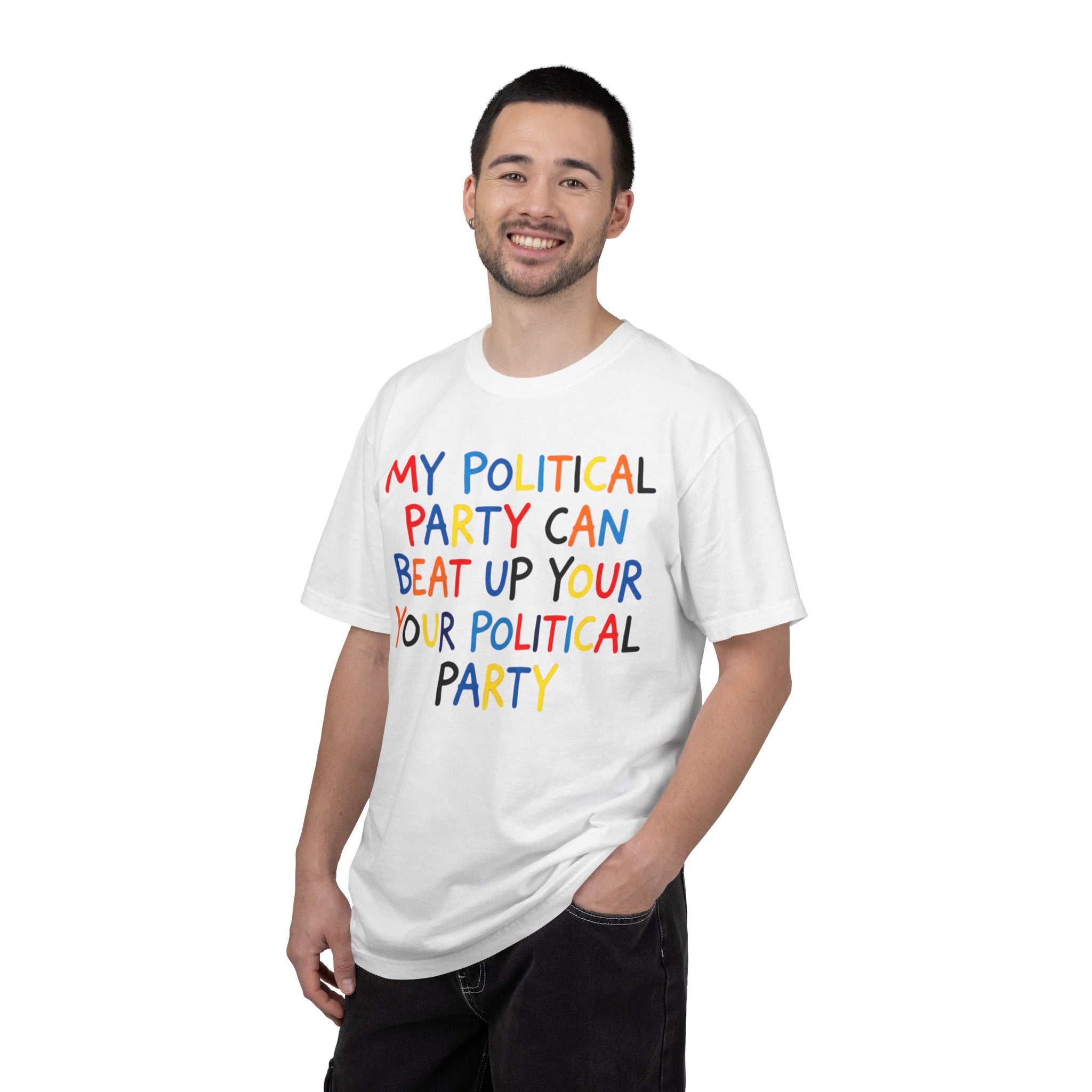 "Political Parties" Unisex Garment-Dyed Tee