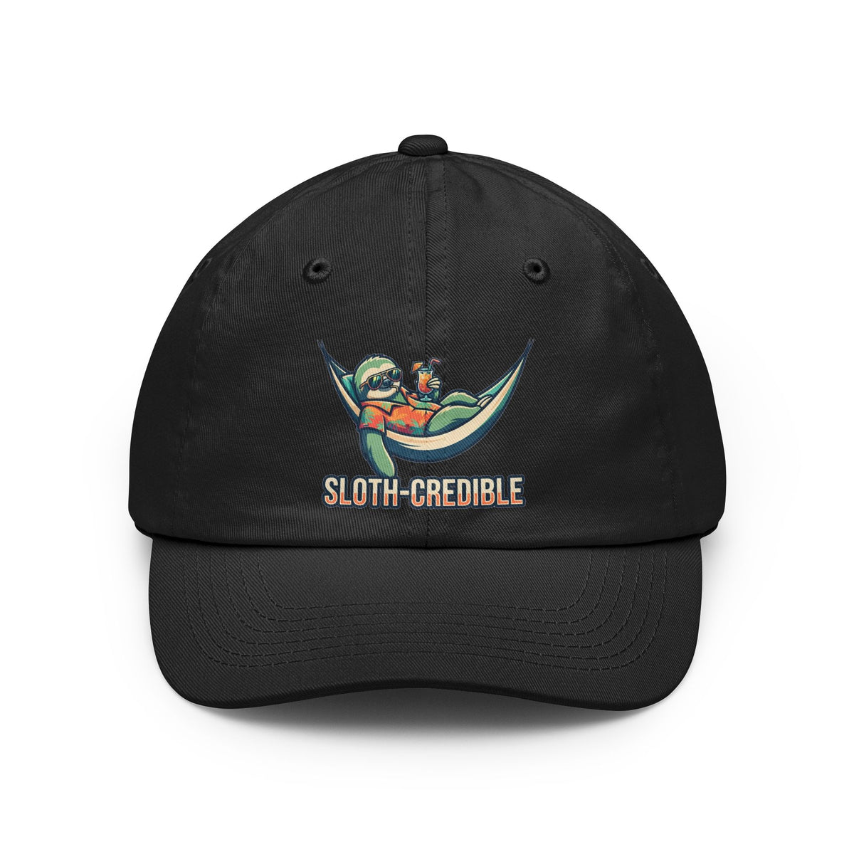 Color: Black | Sloth Credible Dad Hat