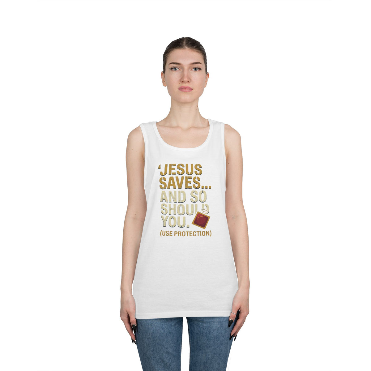 "Good Book Series Jesus Saves and So Should You" Tank Top