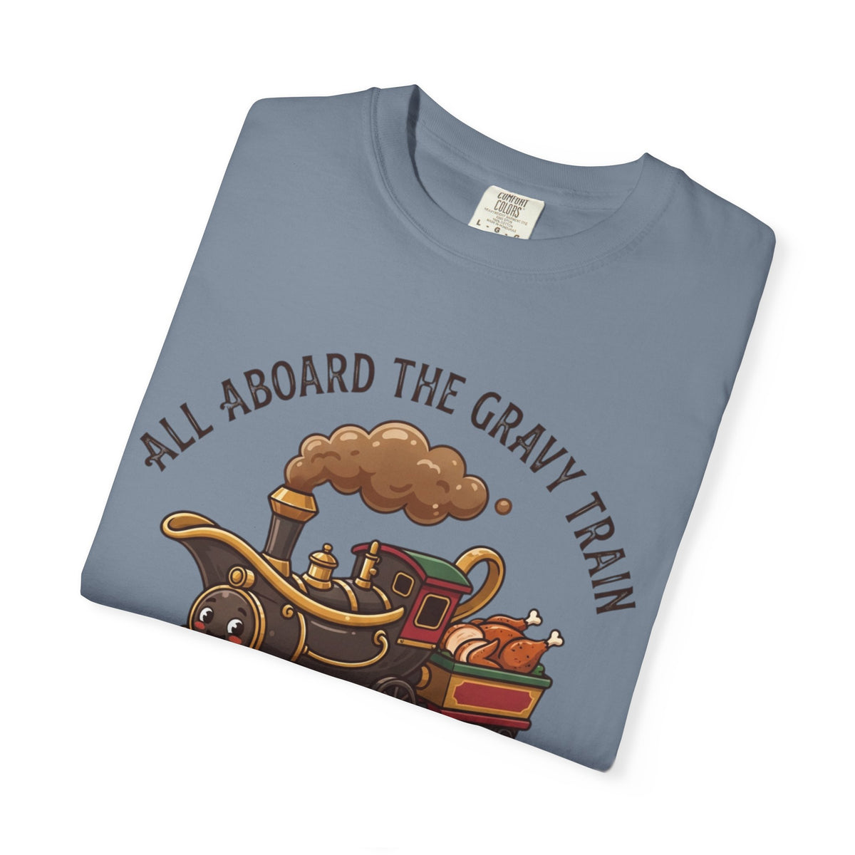 "Next Stop Food Coma" Unisex Garment-Dyed Tee