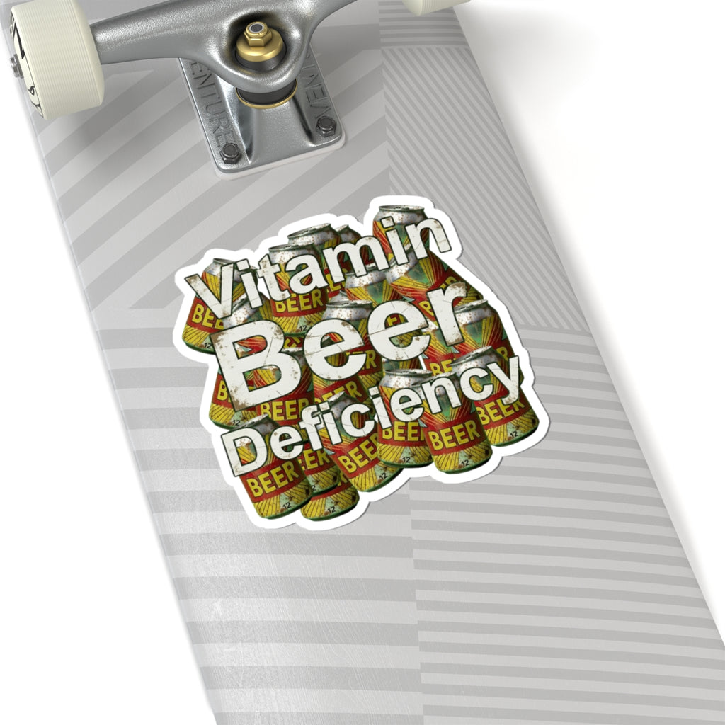 Vitamin Beer: My Daily Dose | Kiss-Cut Sticker — AttitudeShirts