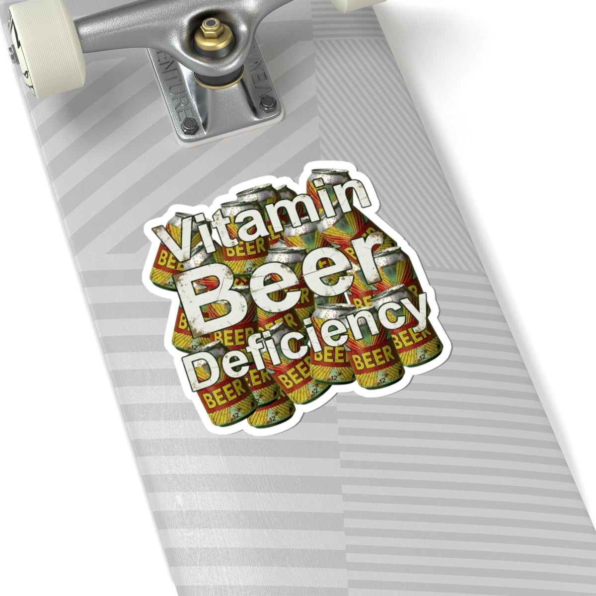 Vitamin Beer: My Daily Dose | Kiss-Cut Sticker — AttitudeShirts