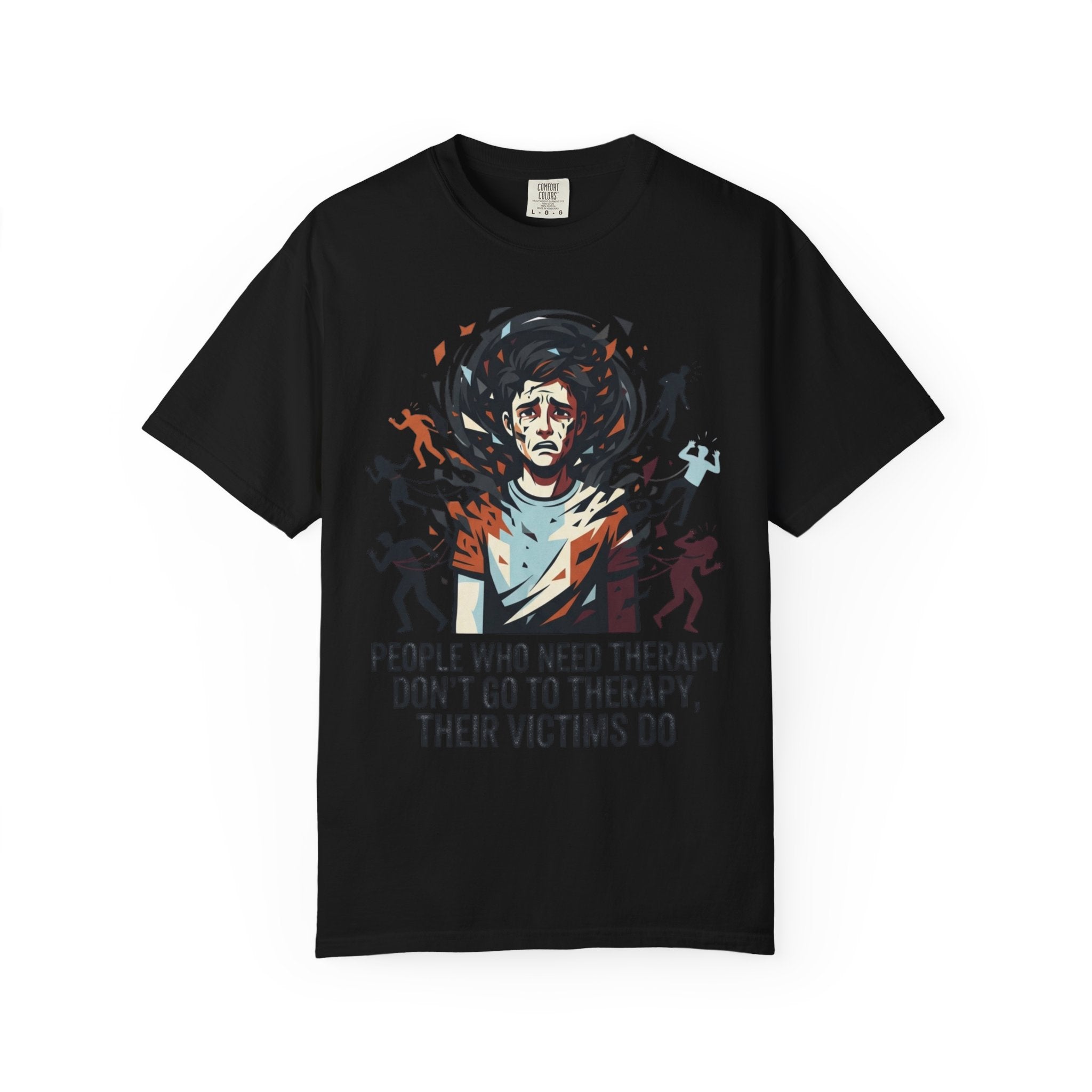"Therapy Needed" Unisex Garment-Dyed Tee