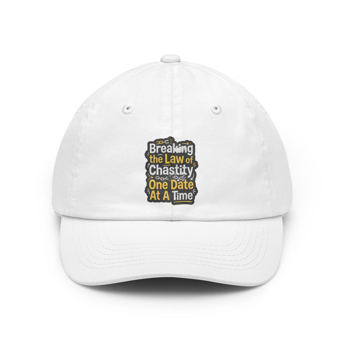 Color: White | Breaking the Law of Chastity Dad Hat
