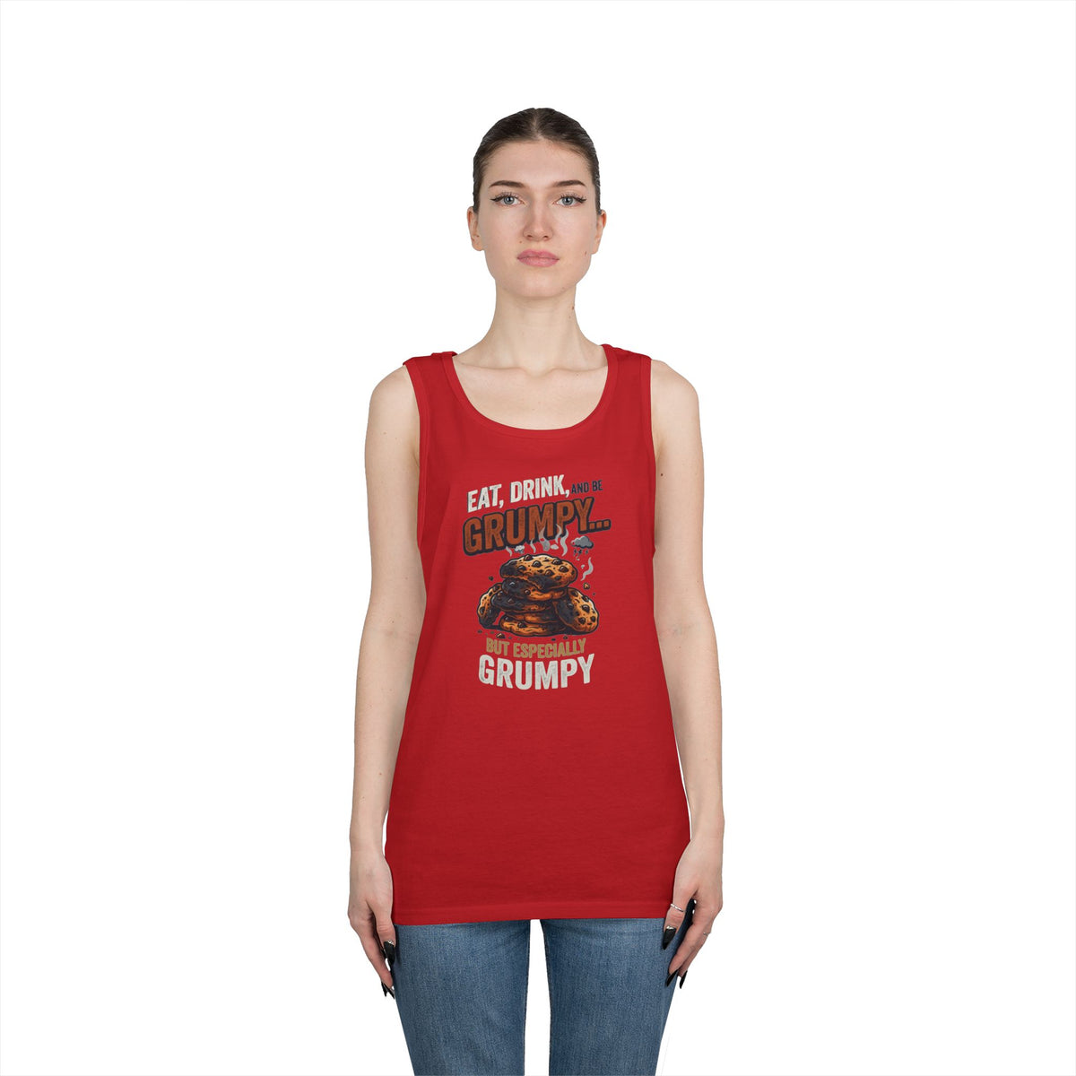 "Eat Drink And Be Grumpy" Tank Top