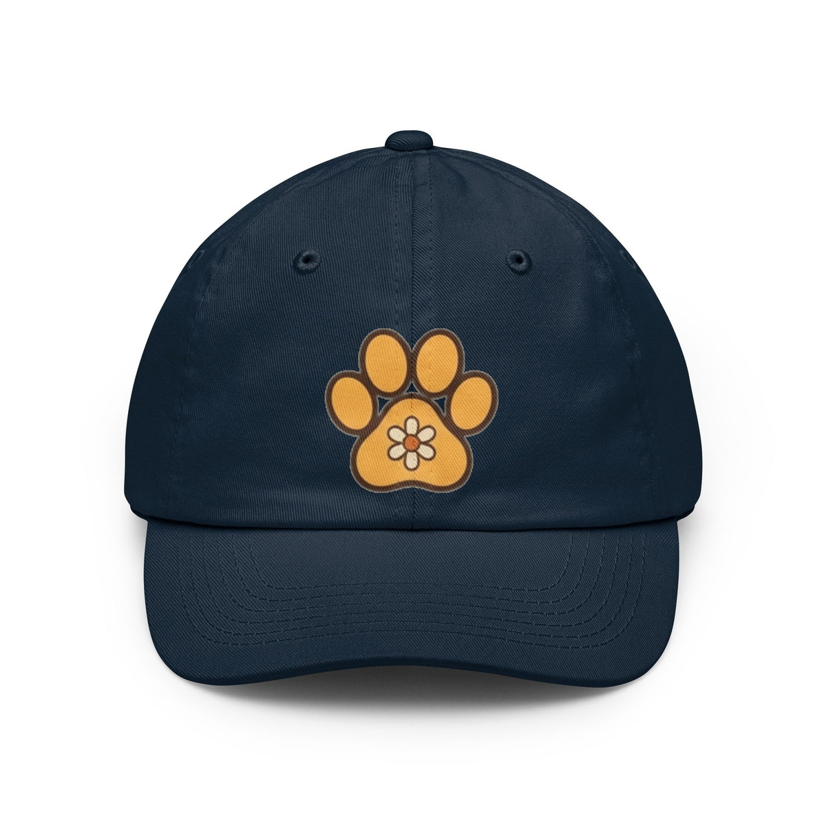 Color: Navy | Stay Golden & Bark On Dad Hat — Graphic