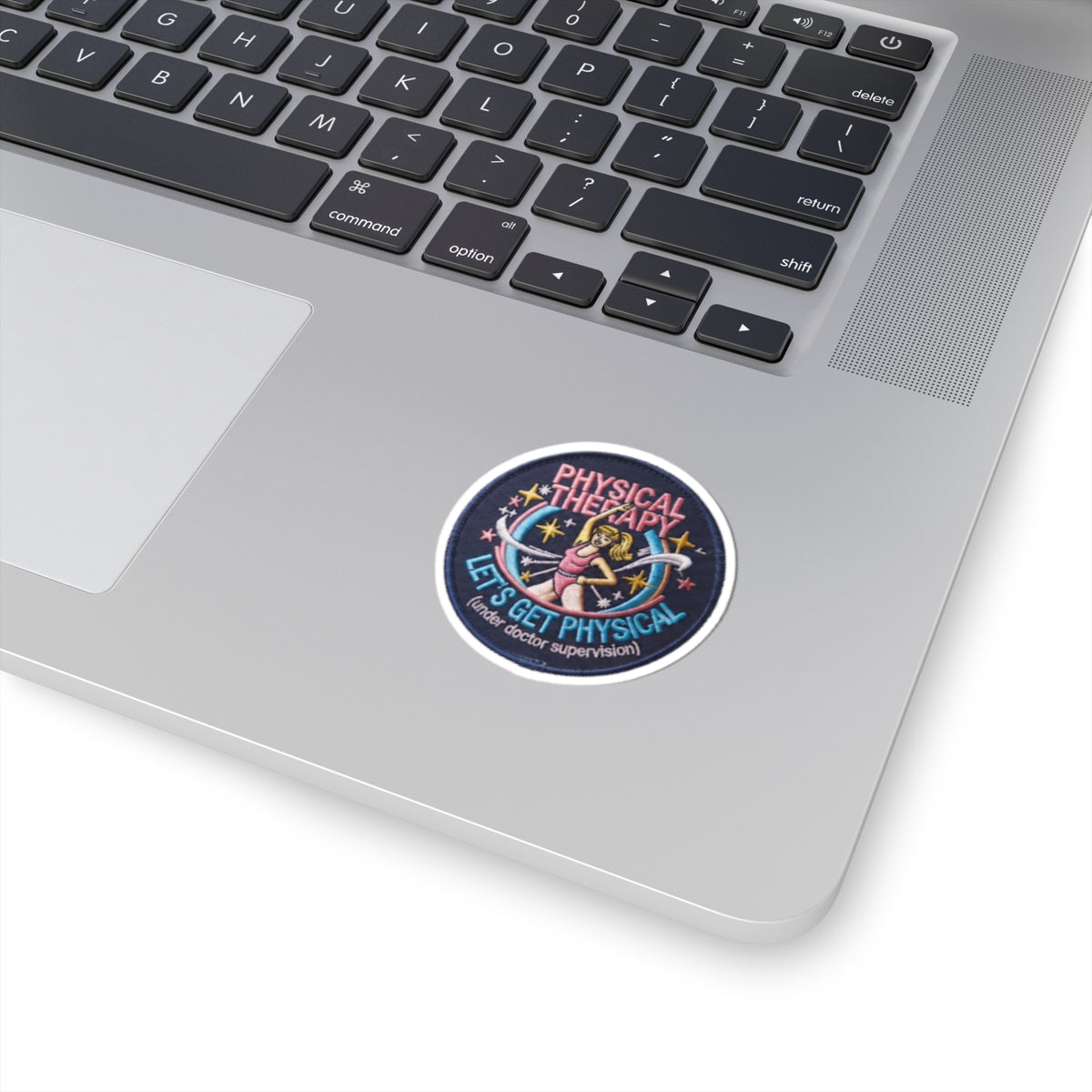 "Let's Get Physical" Sticker