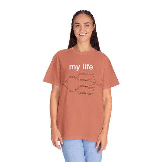 "My Life Decisions" Unisex Garment-Dyed T-shirt