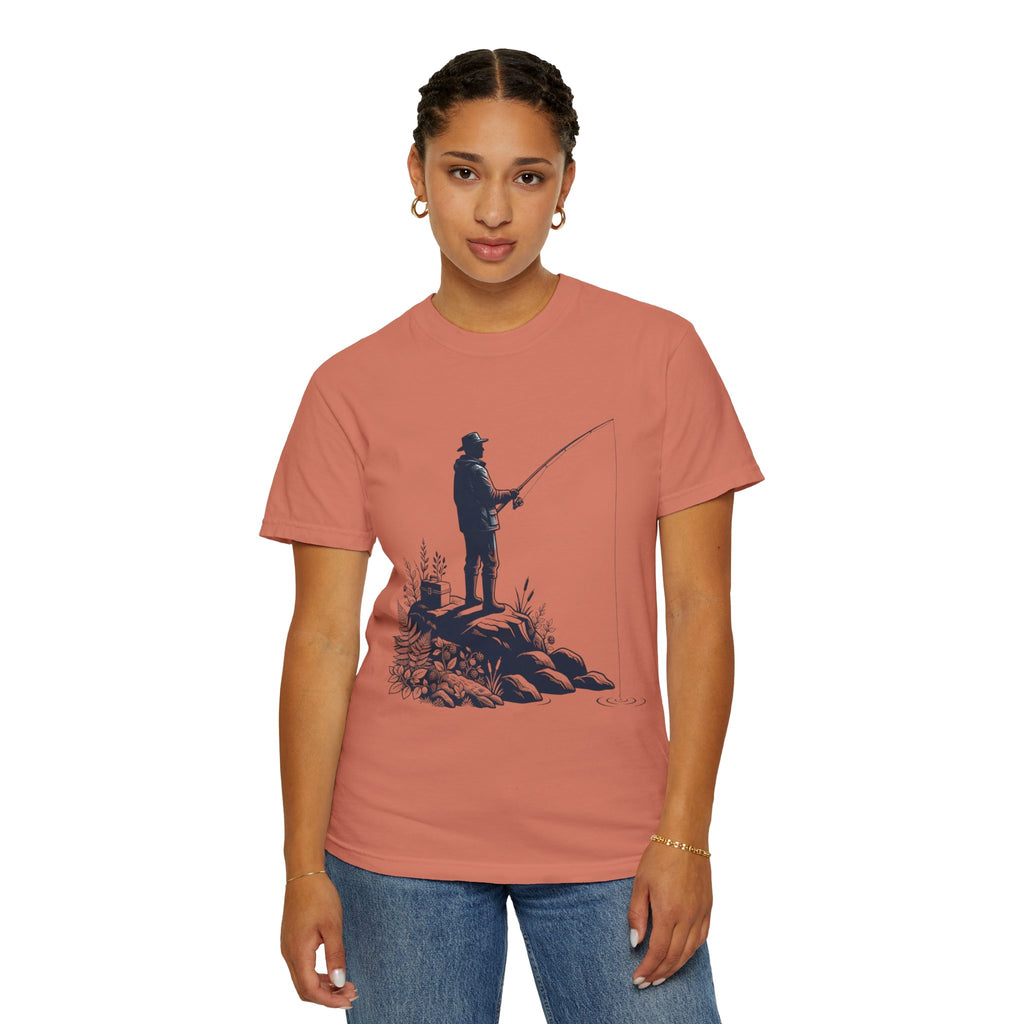 "Fishing" Unisex Garment-Dyed Tee